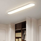 Linear LED Flush Ceiling Light with Rounded Ends, 60 cm