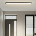 Linear LED Flush Ceiling Light with Rounded Ends, 60 cm