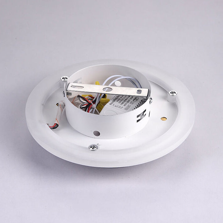 Modern Double-Ring LED Ceiling Light, Square or Round