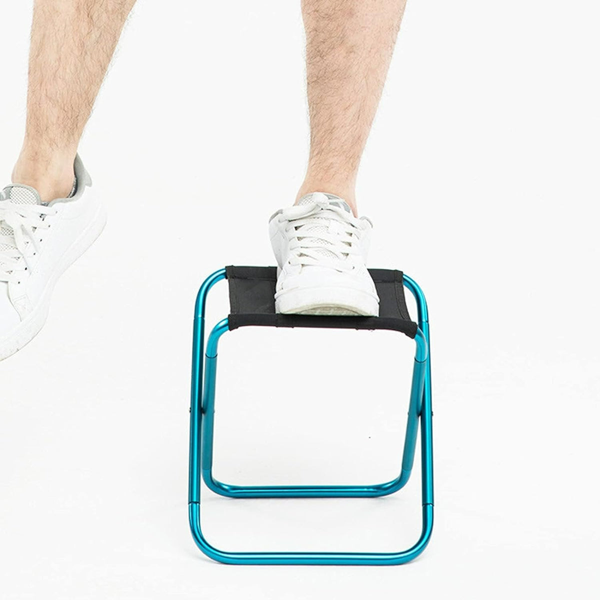 Ultralight Folding Camping Stool, Aluminium, Holds 100 kg