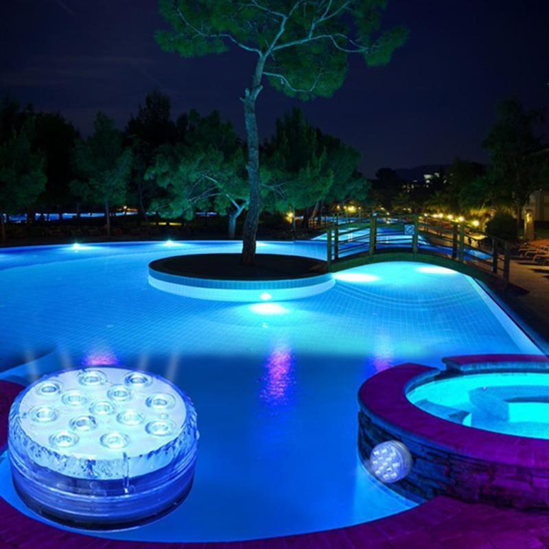 Underwater LED Pool and Aquarium Light with Remote, IP68