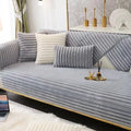 Non-Slip Textured Sofa Cover, Ribbed or Wave Weave