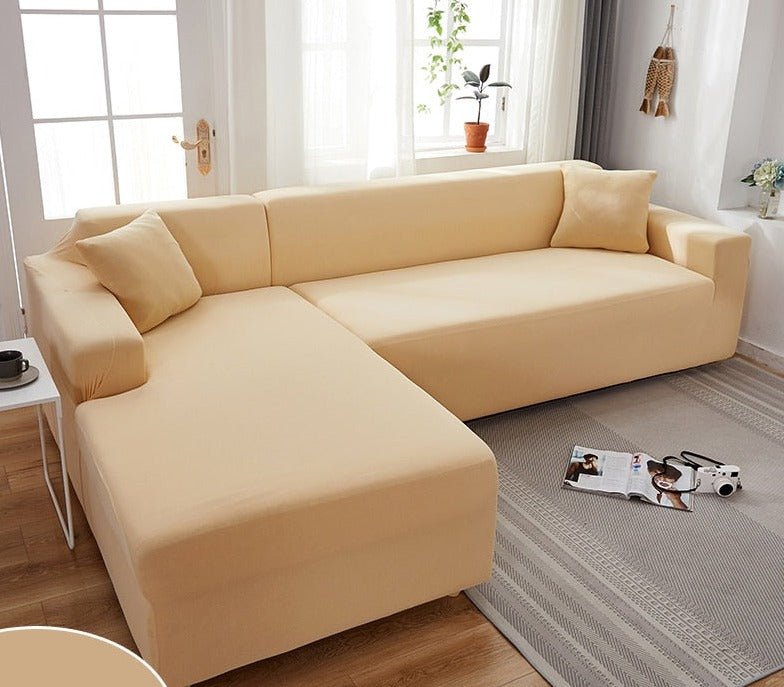 Stretch Corner Sofa Cover with Liquid-Resistant Finish, 7 Colours