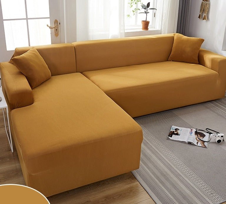 Stretch Corner Sofa Cover with Liquid-Resistant Finish, 7 Colours