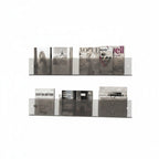 Acrylic Floating Wall Shelf for Magazines and Books