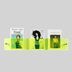 Acrylic Floating Wall Shelf for Magazines and Books