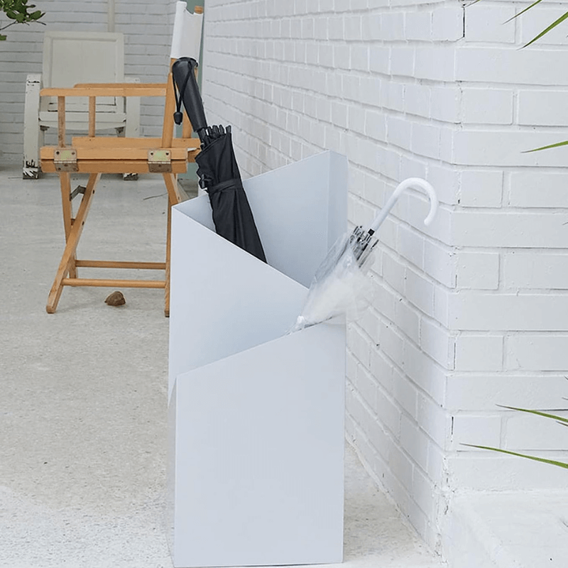 Metal Umbrella Stand, 50 x 20 x 20 cm, Removable Drip Tray