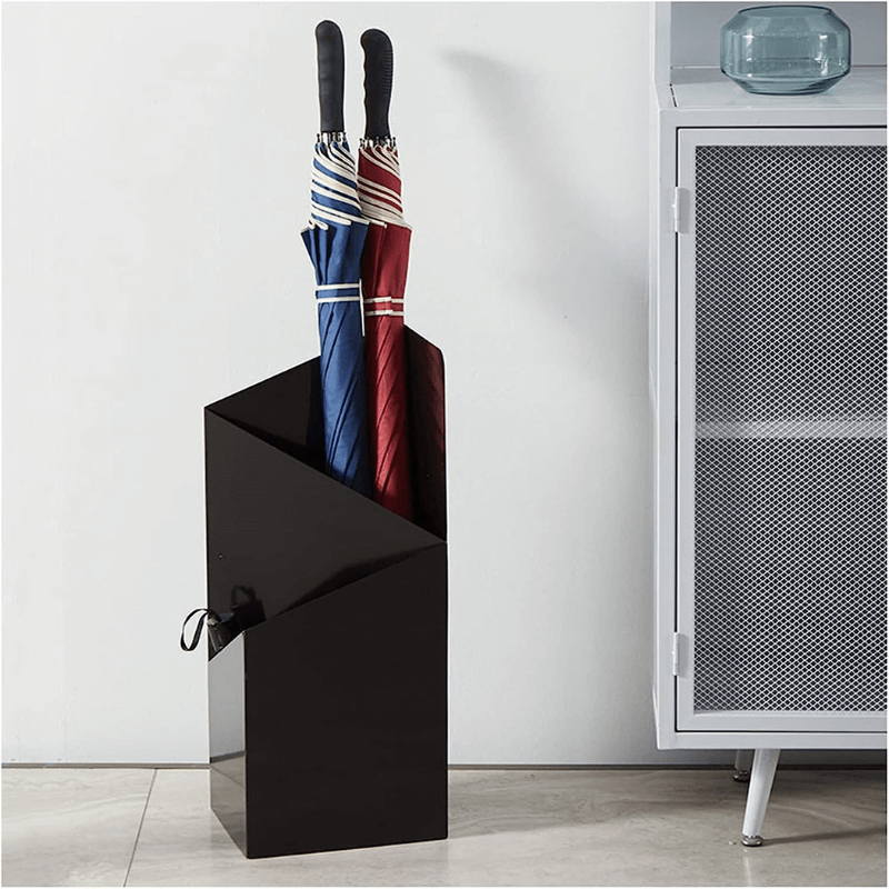 Metal Umbrella Stand, 50 x 20 x 20 cm, Removable Drip Tray