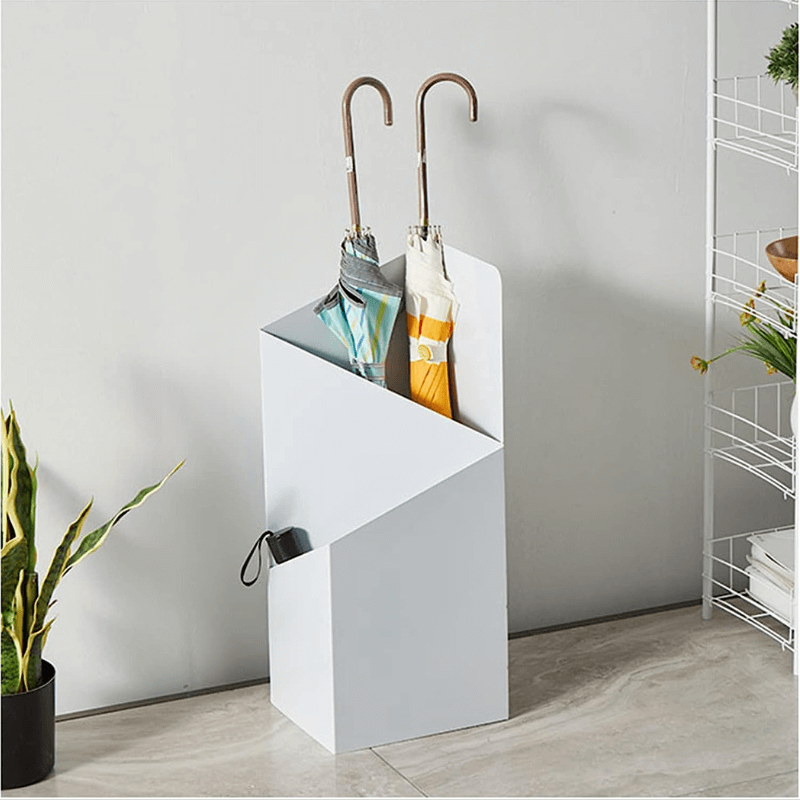 Metal Umbrella Stand, 50 x 20 x 20 cm, Removable Drip Tray