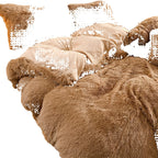 Faux Fur Long Pile Duvet Cover Set with Pillowcases