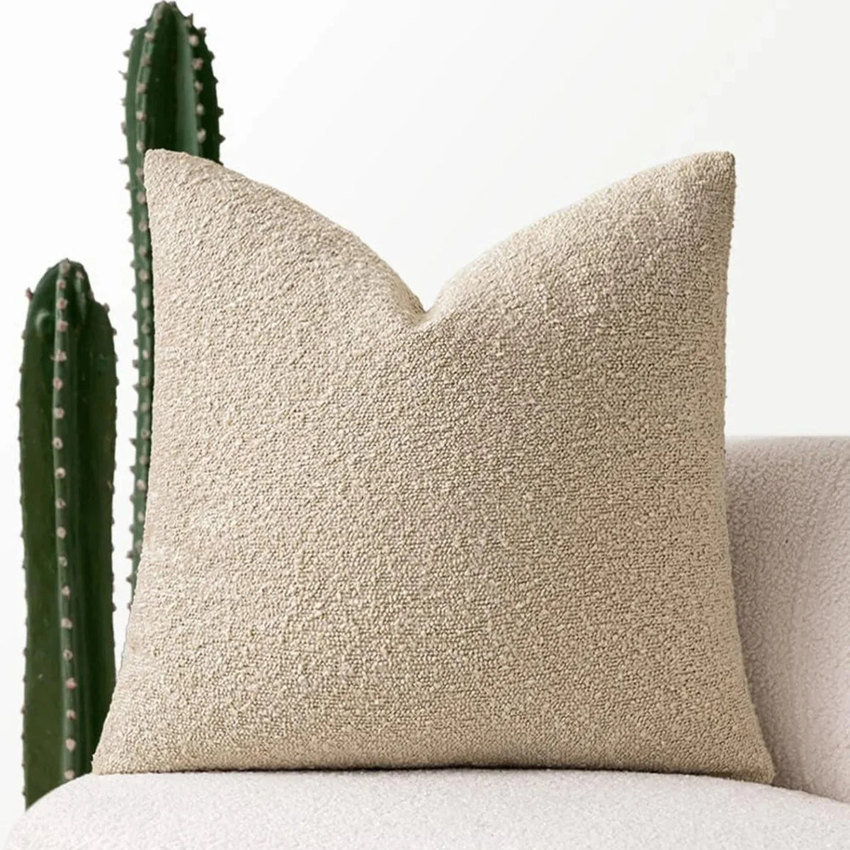 Boucle Cushion Cover 45 x 45cm for Sofa and Bed
