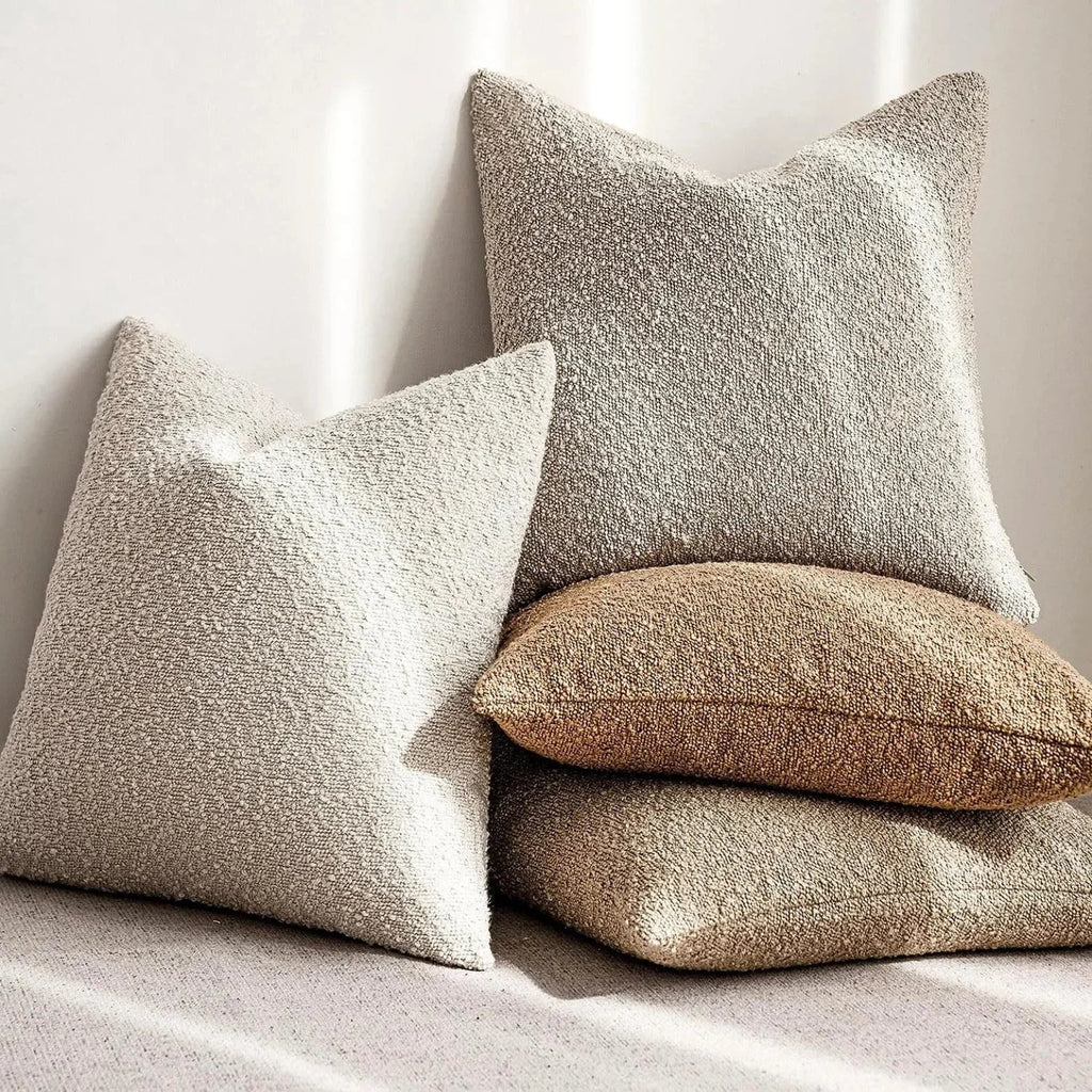 Boucle Cushion Cover 45 x 45cm for Sofa and Bed