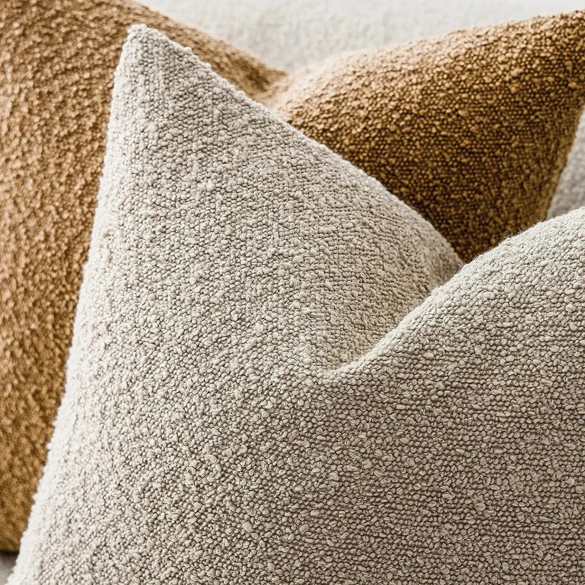 Boucle Cushion Cover 45 x 45cm for Sofa and Bed