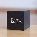 Square Digital LED Alarm Clock with Automatic Night Mode