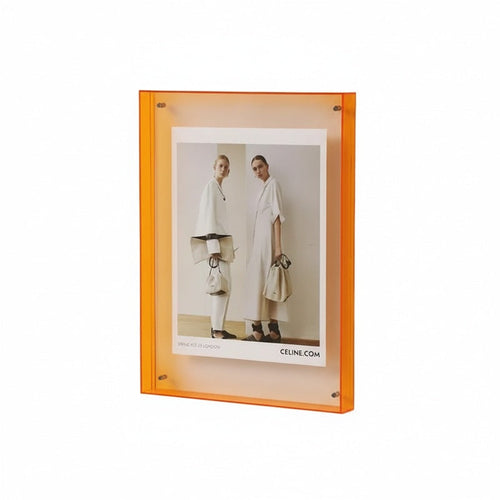Clear Acrylic Photo Frame with Floating Effect, Five Sizes