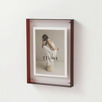 Clear Acrylic Photo Frame with Floating Effect, Five Sizes