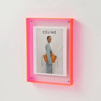 Clear Acrylic Photo Frame with Floating Effect, Five Sizes