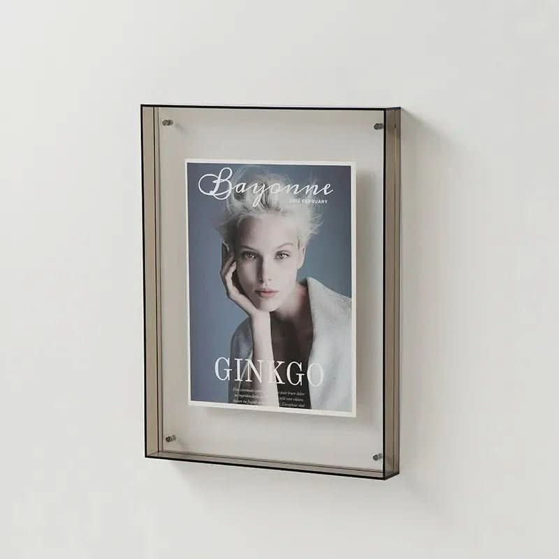 Clear Acrylic Photo Frame with Floating Effect, Five Sizes