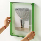 Clear Acrylic Photo Frame with Floating Effect, Five Sizes
