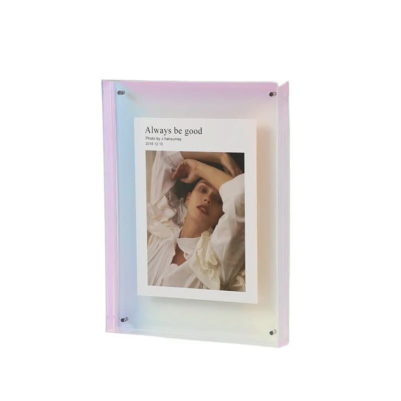 Clear Acrylic Photo Frame with Floating Effect, Five Sizes