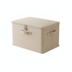 Lockable Storage Box with Combination Lock and Double Zip