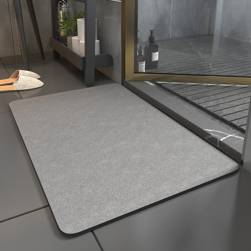 Microsuede Bath Mat, Quick Drying, Non-Slip, 3.5 mm Thick