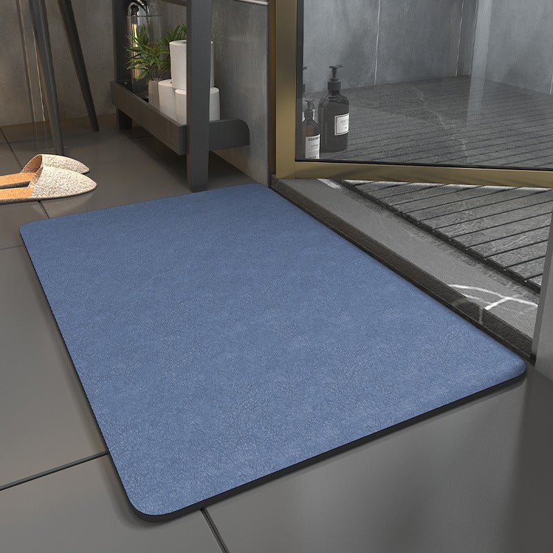 Microsuede Bath Mat, Quick Drying, Non-Slip, 3.5 mm Thick