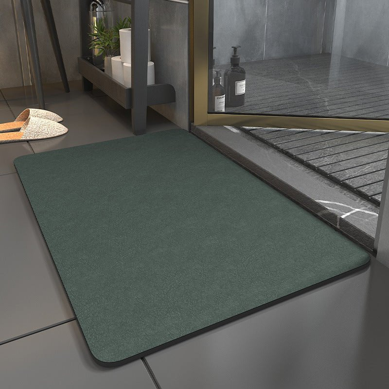 Microsuede Bath Mat, Quick Drying, Non-Slip, 3.5 mm Thick