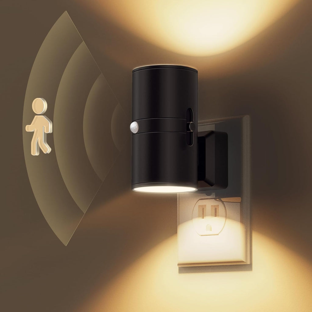 Minimalist LED Wall Light with Day-Night Light Sensor