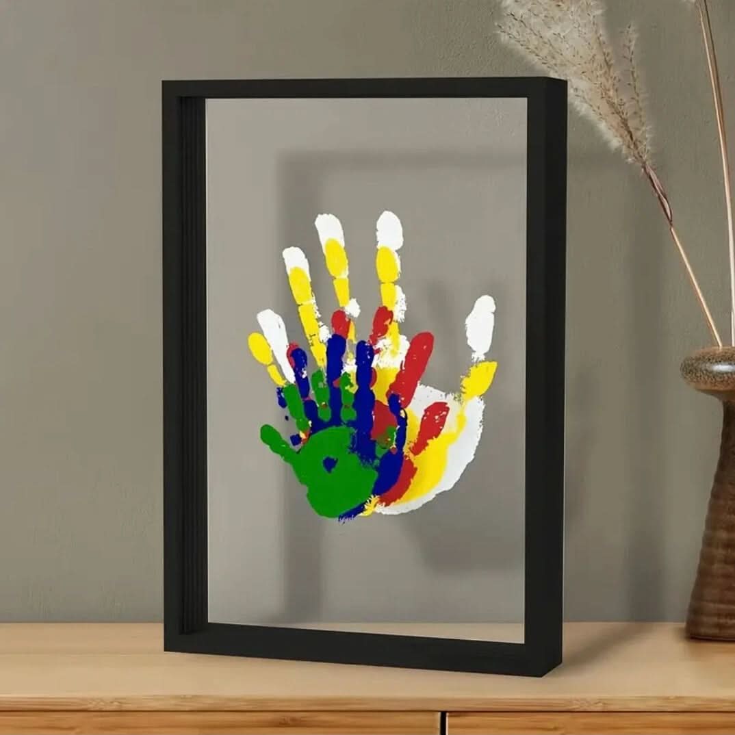 Baby Handprint and Footprint Keepsake Frame with Clay