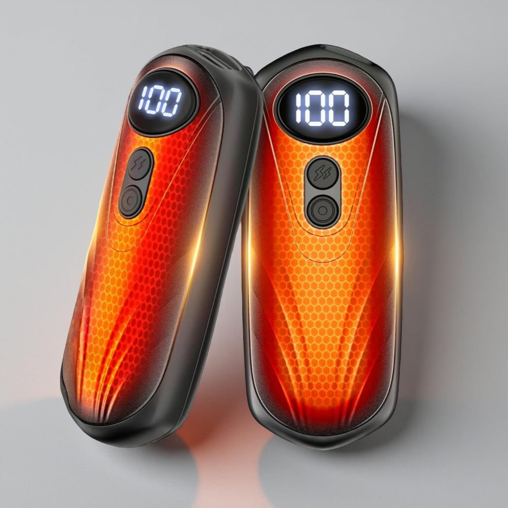 Rechargeable Hand Warmers, Set of 2 with 5 Heat Levels