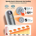 Rechargeable Hand Warmers, Set of 2 with 5 Heat Levels