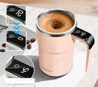 Self-Stirring Rechargeable Mug with Temperature Display