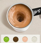 Self-Stirring Rechargeable Mug with Temperature Display