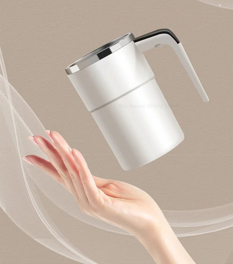 Self-Stirring Rechargeable Mug with Temperature Display