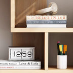 Three-Tier Desk Shelf with Built-In Lighting and 4 Storage Zones