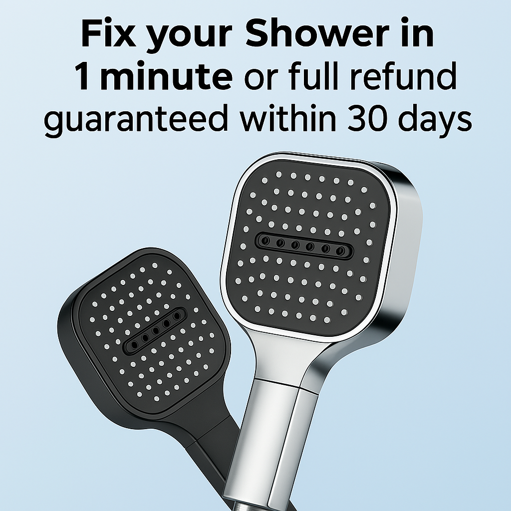 High Pressure Filter Shower Head with Adjustable Spray Modes