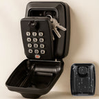 Outdoor Key Safe, Wall Mounted Zinc Alloy, 15 x 11 x 9 cm