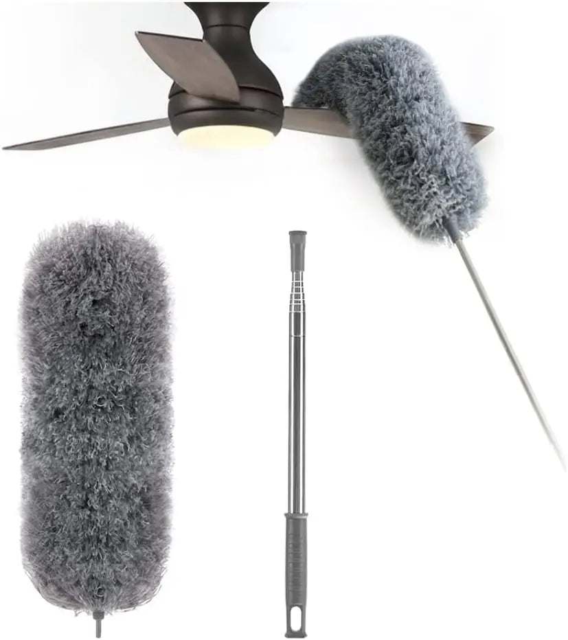 Microfibre Duster with Telescopic Pole and Bendable Head