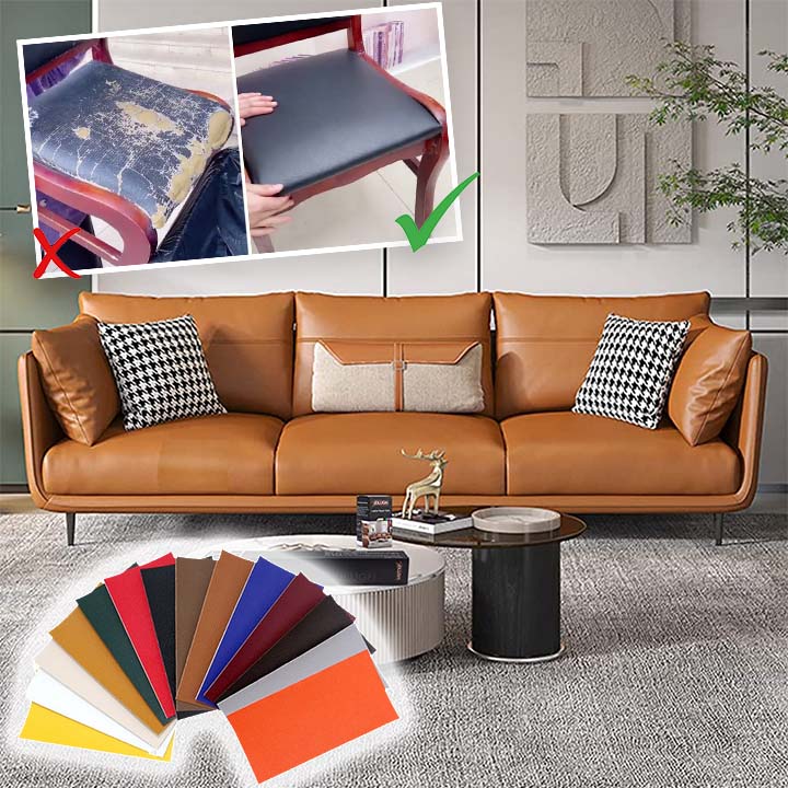 Self-Adhesive Leather Look Repair Film, 50 x 138 cm