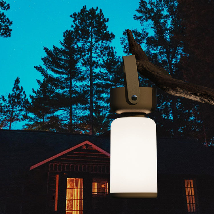 Portable LED Cylinder Table Lamp, Rechargeable and Waterproof