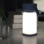 Portable LED Cylinder Table Lamp, Rechargeable and Waterproof