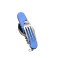 Folding Camping Cutlery Set with Spoon, Fork, Knife and Opener