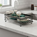 Folding Dish Drainer Rack with Non-Slip Feet