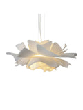 Handmade Lotus Flower Acrylic Pendant Light, White, Four Sizes