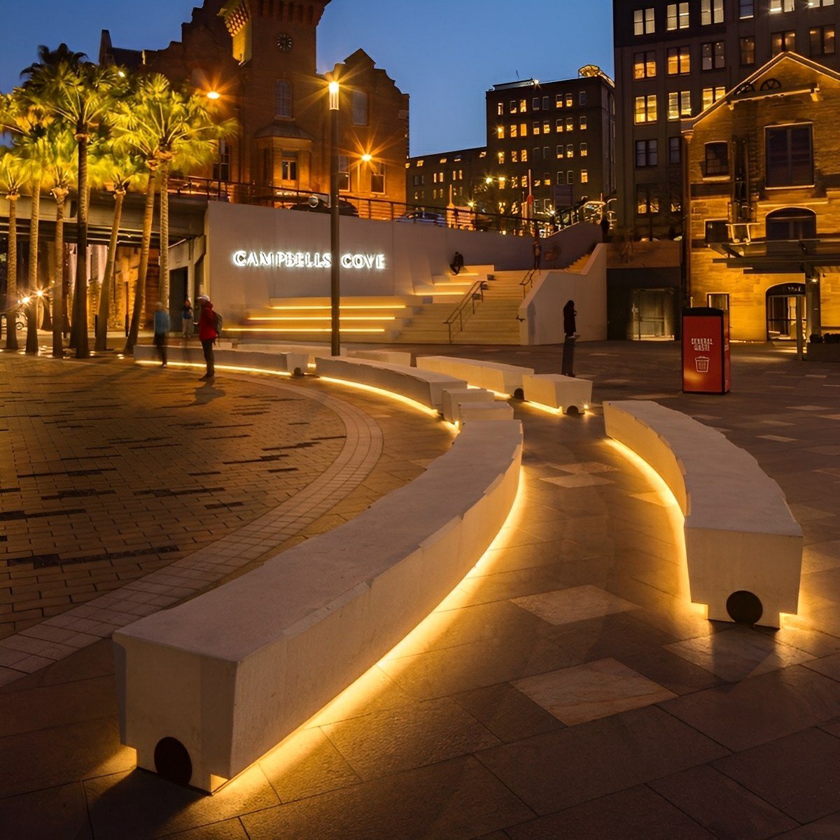 Solar LED Strip Light for Outdoors, IP65, Warm White 3000K