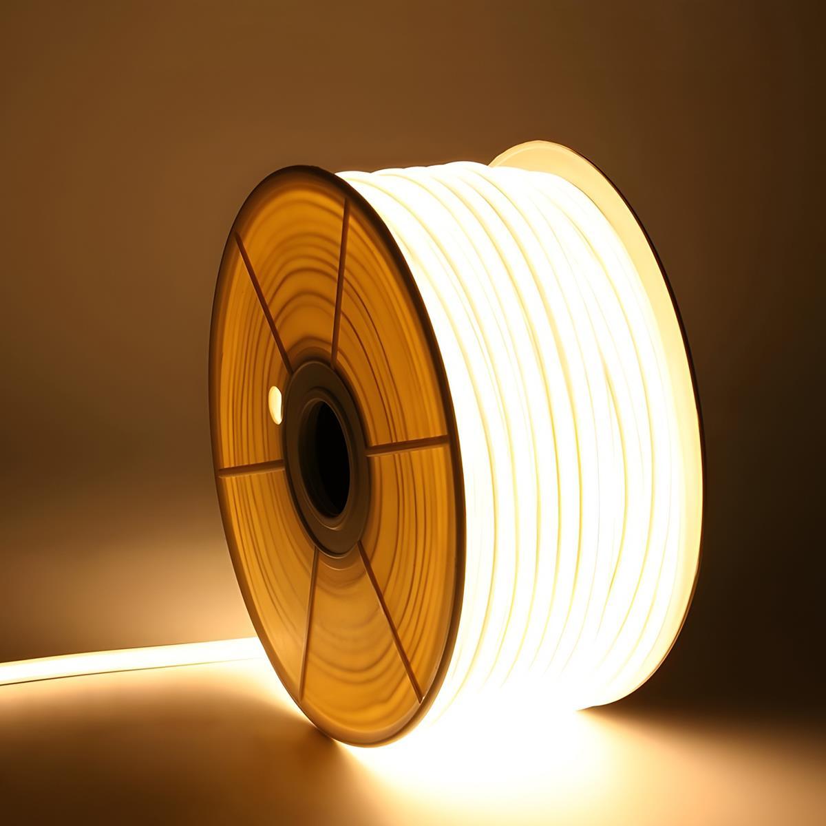 Solar LED Strip Light for Outdoors, IP65, Warm White 3000K