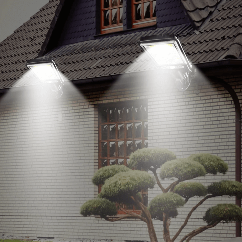 100W Solar Floodlight with Motion Sensor, IP67 and Remote