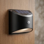 Solar Outdoor Wall Light with PIR Motion Sensor and IP65 Rating