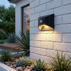 Solar Outdoor Wall Light with PIR Motion Sensor and IP65 Rating